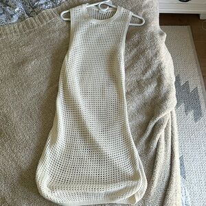 Abercrombie off white cover up xs